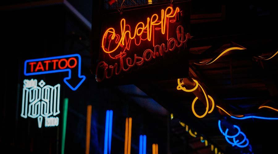 outdoor neon signs - outdoor neon lights